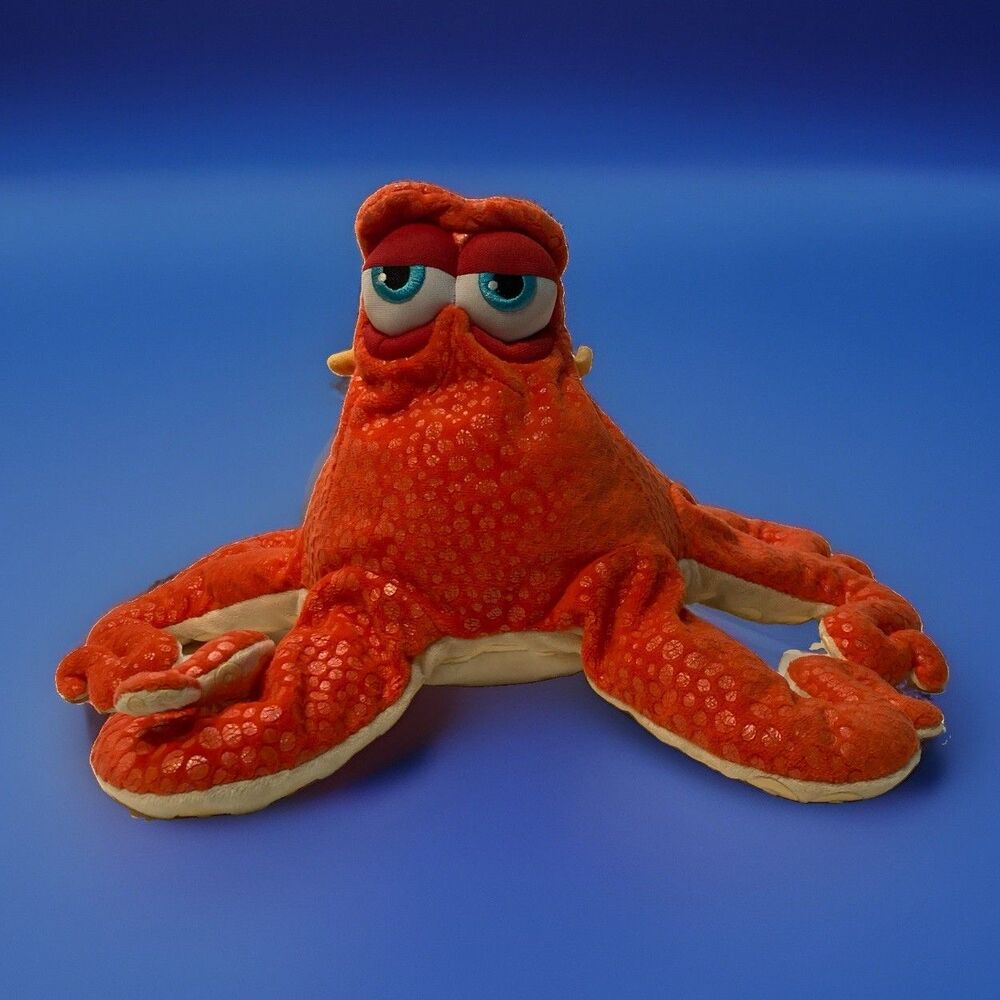 Disney Store Hank Octopus Plush Finding Dory 16" Stuffed Animal Toy